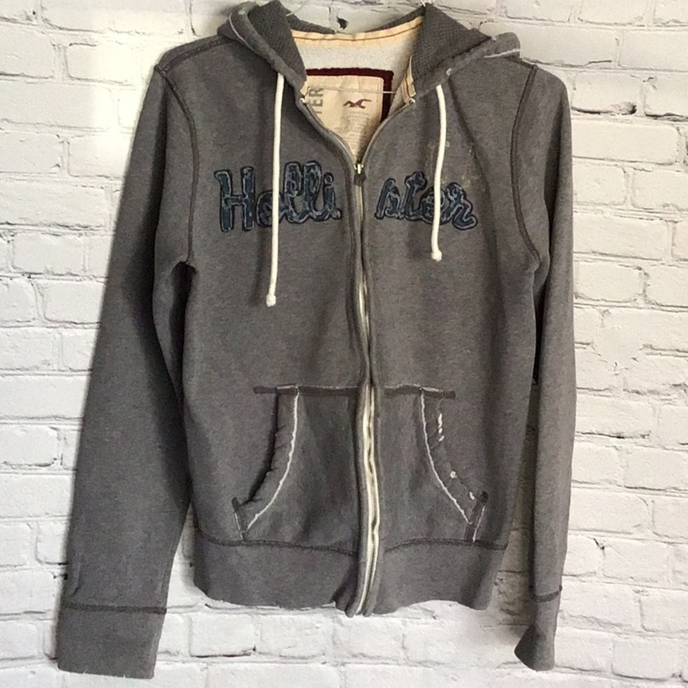 Hollister zip up hoodie